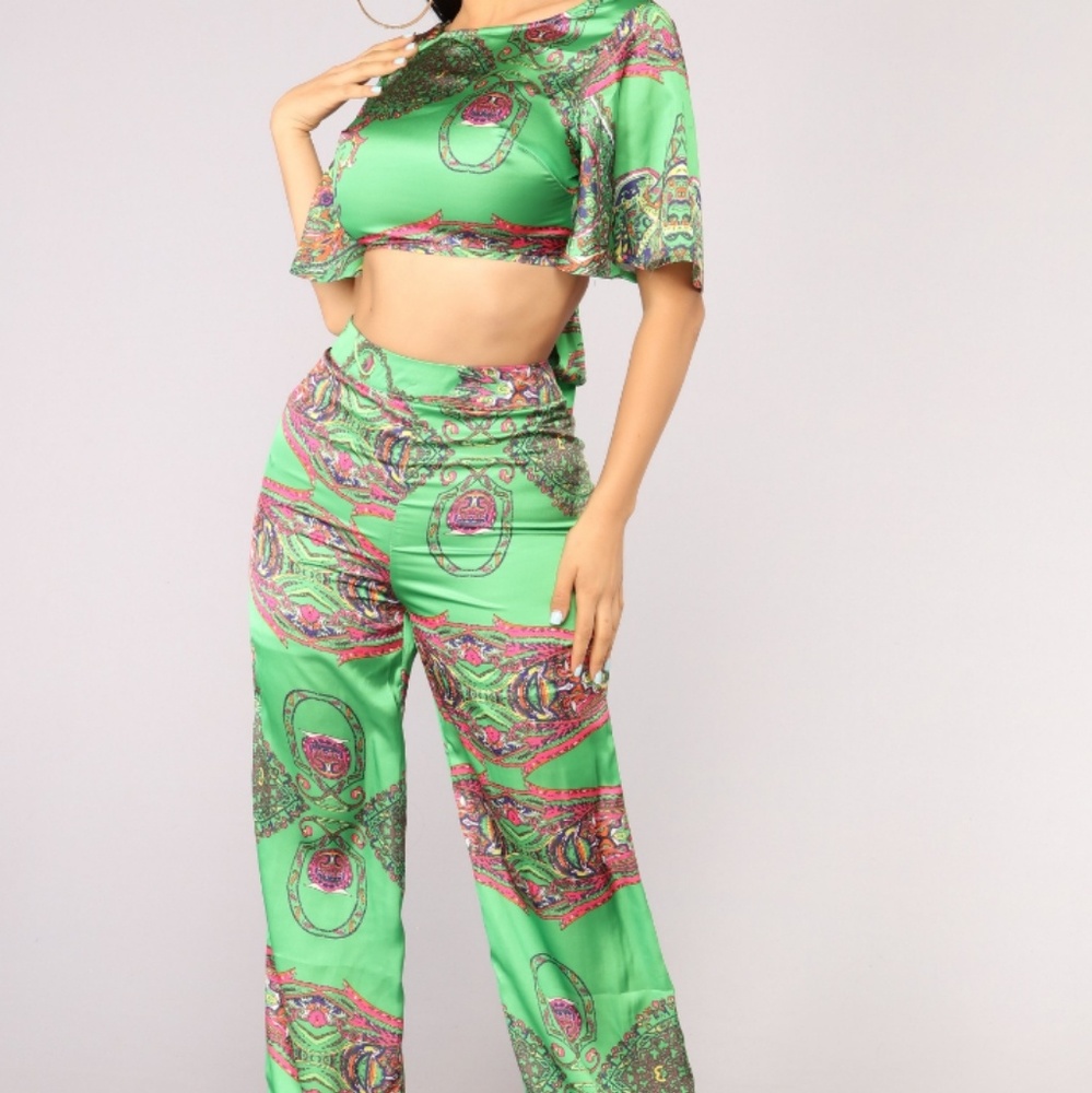 Fashion Nova Cache Pant Set XL